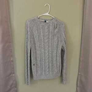 H&M Divided Light Gray Knit Crewneck Sweater